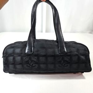 Chanel Black Travel Line Vintage Purse